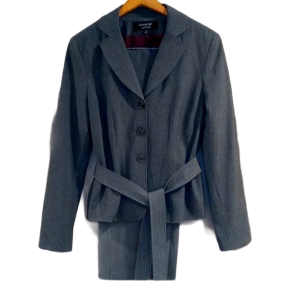 NWT Signature by Larry Levine Heather Charcoal. size 14 - Picture 1 of 15